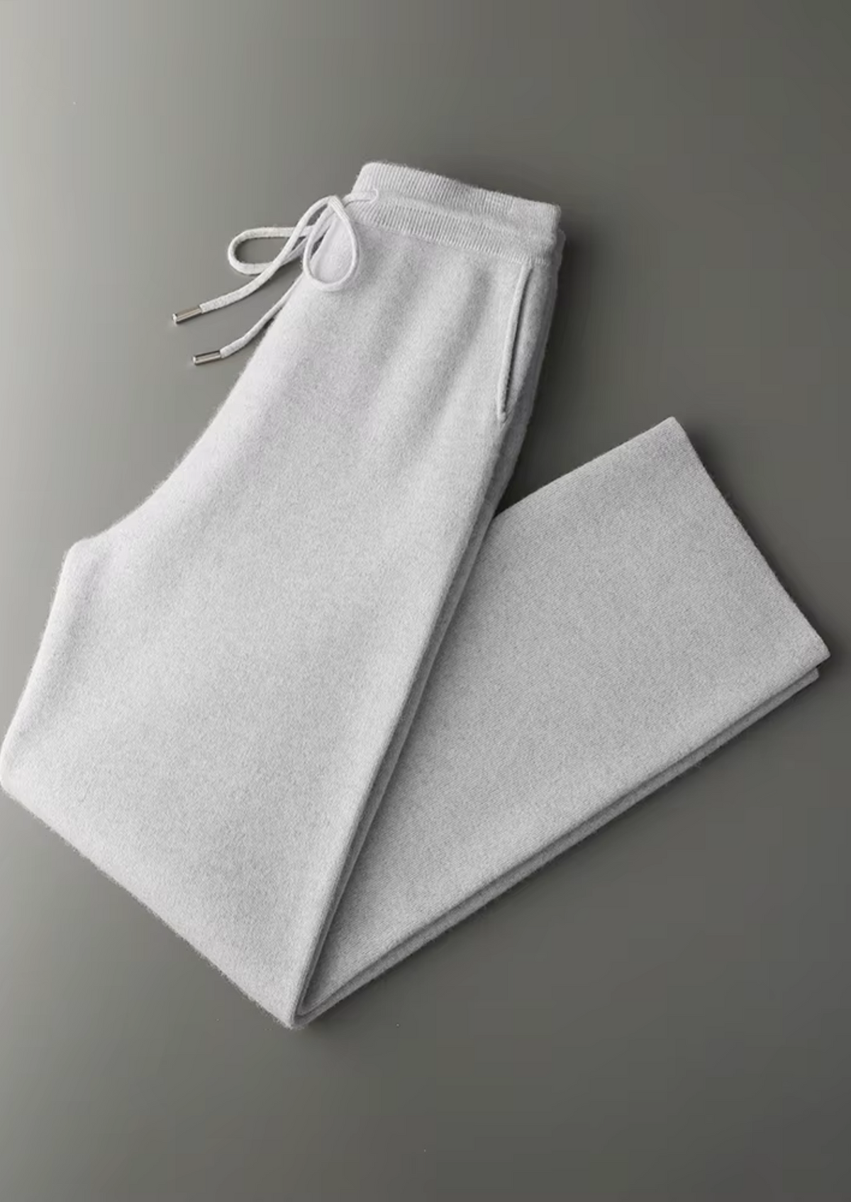 Premium Cashmere Relaxed Trousers, view 3