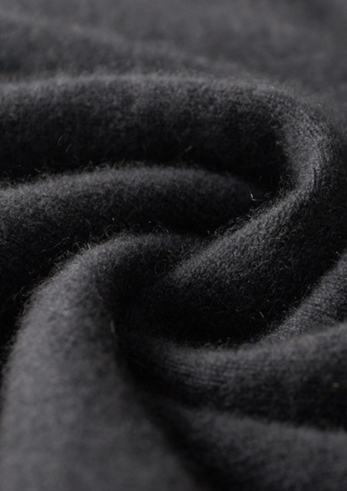 Pure Cashmere Dark Gray Dual Zip Cardigan, view 8