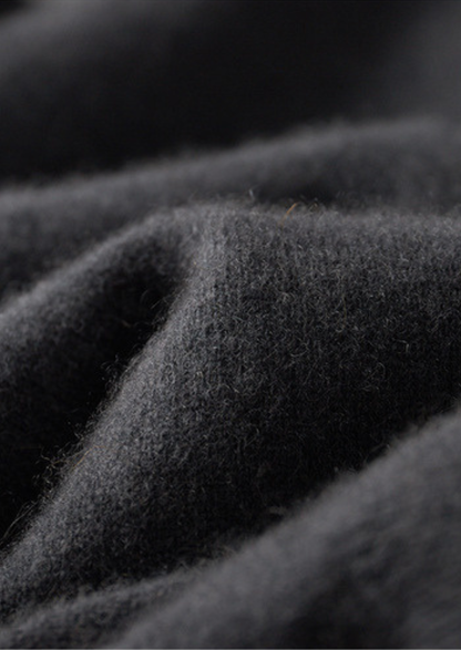 Pure Cashmere Dark Gray Dual Zip Cardigan, view 5