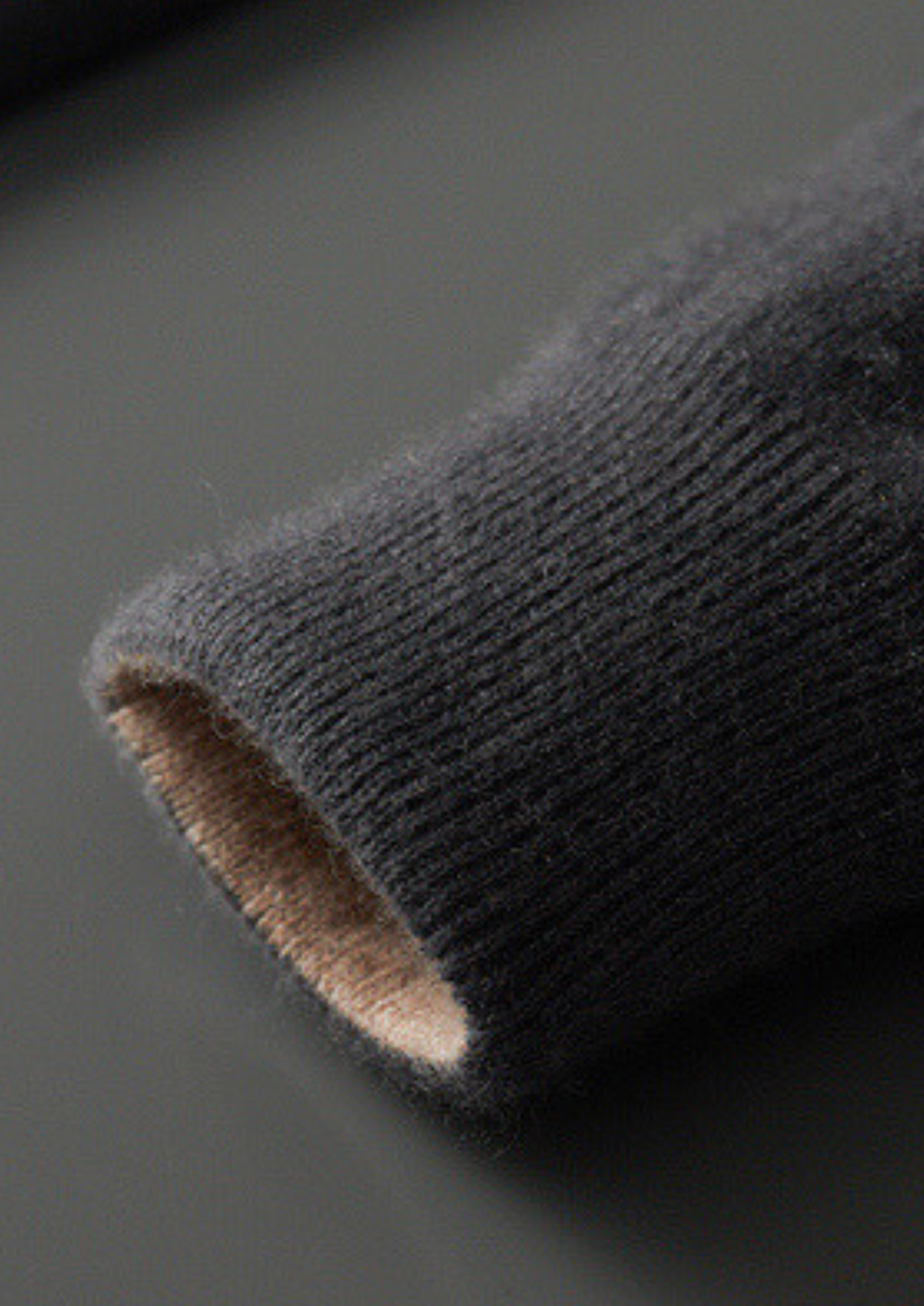 Pure Cashmere Dark Gray Dual Zip Cardigan, view 7