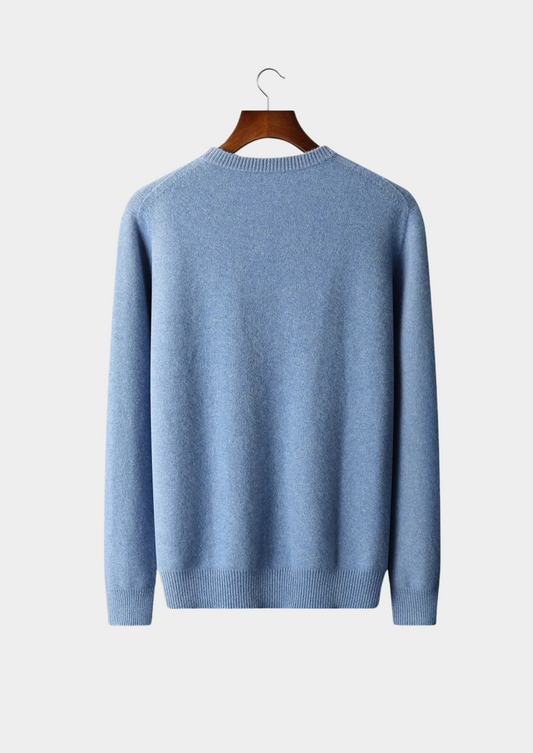 Pure Extra-Fine Merino Wool Classic Crewneck, view 2