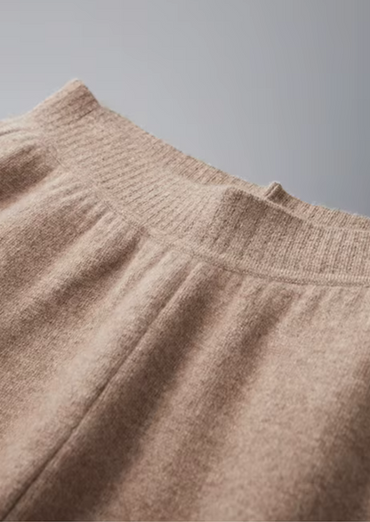 Premium Cashmere Straight Trousers, view 3