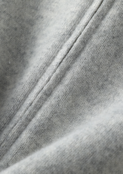 Pure Extra-Fine Merino Wool Light Gray Luzzo Set, view 6