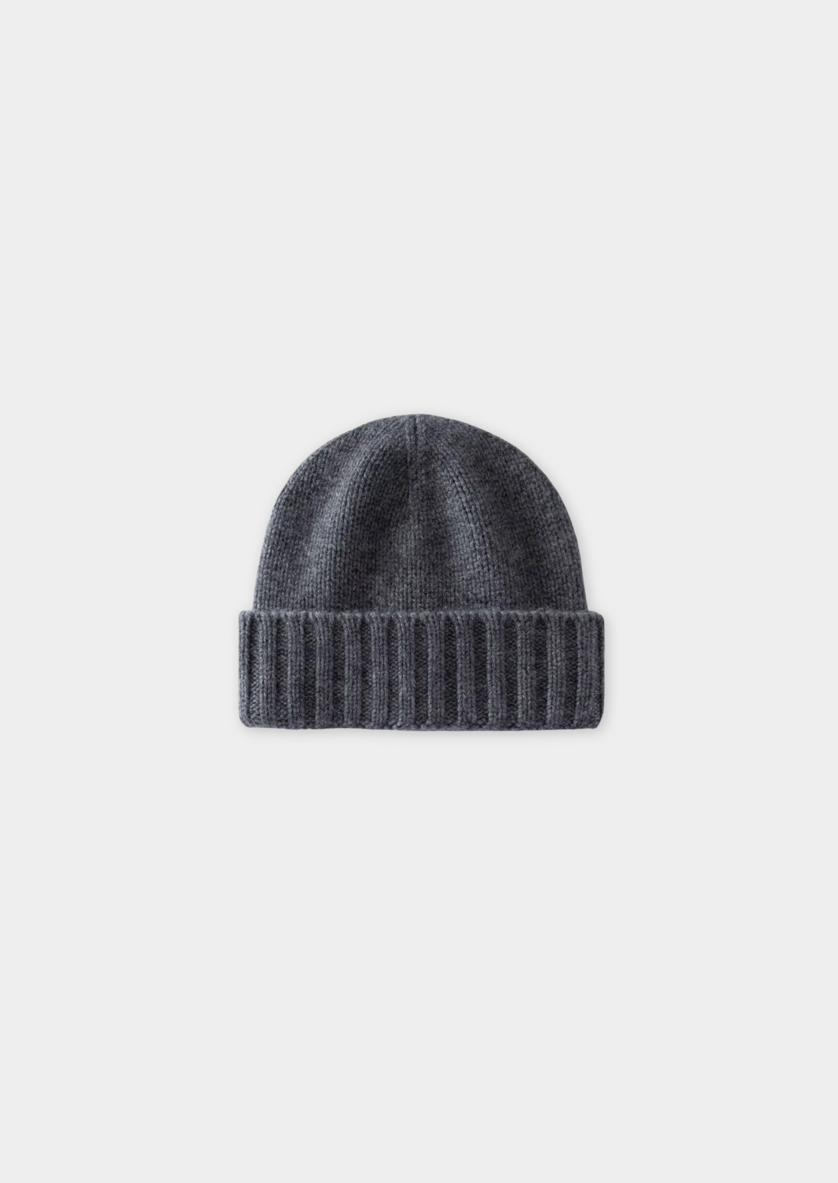 Dark Gray Cashmere Traiano Beanie, view 1