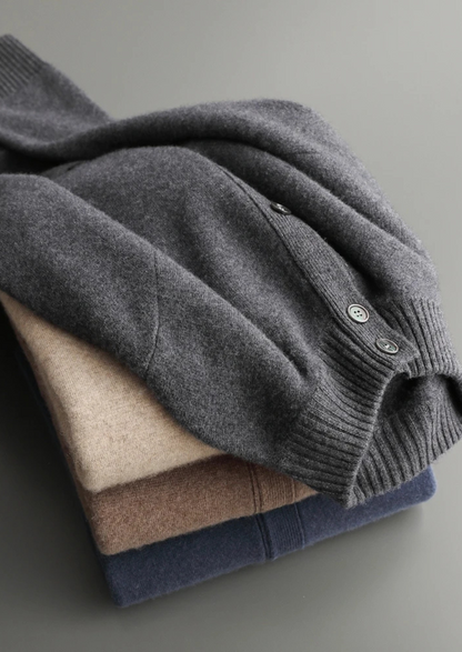 Premium Cashmere Button Cardigan, view 10
