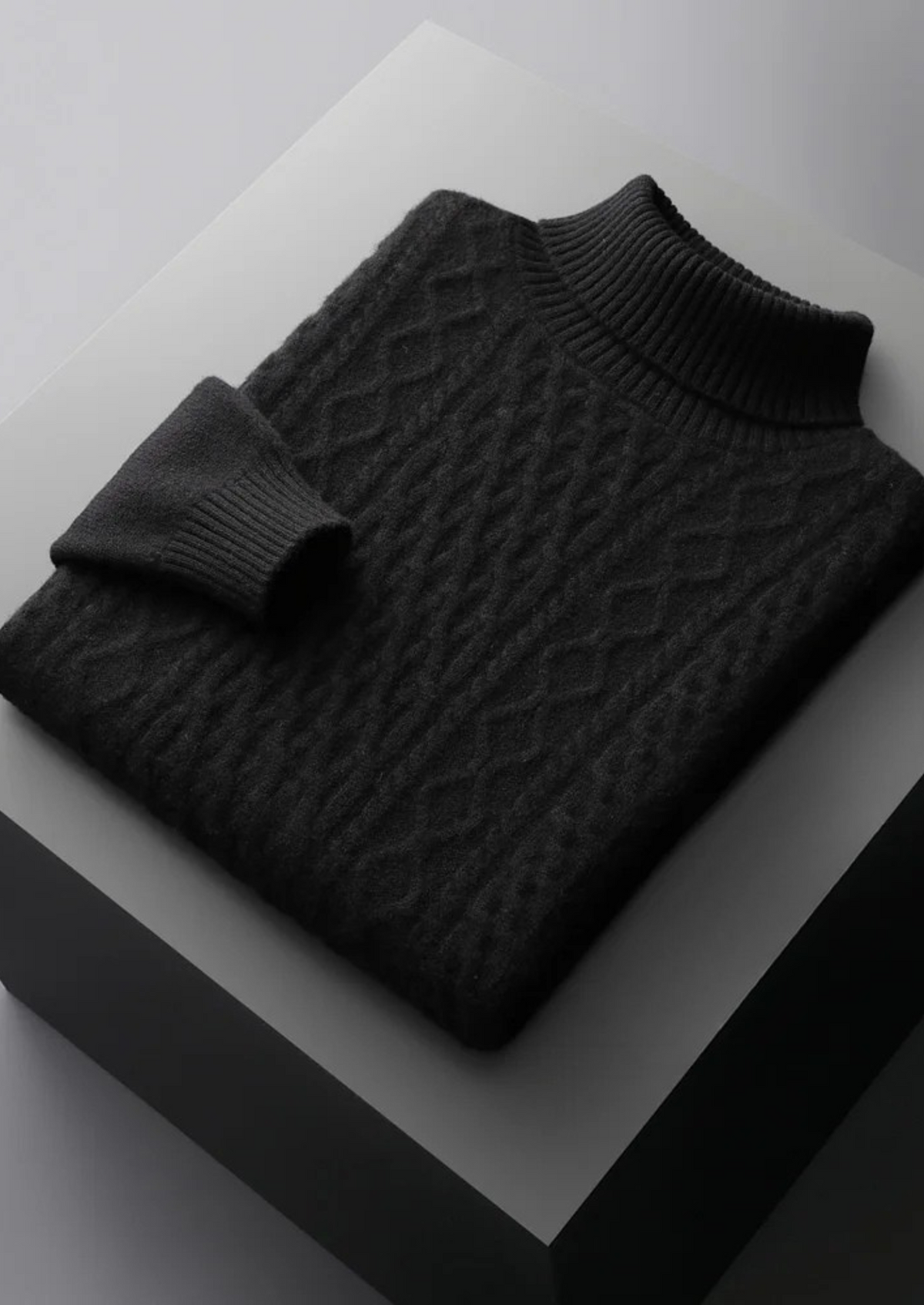 Pure Extra-Fine Merino Wool Traiano Rollneck, view 7