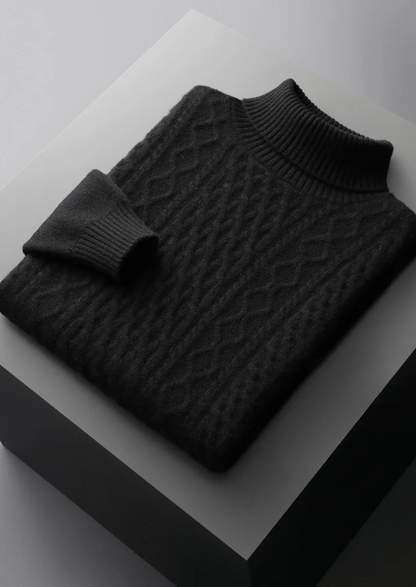 Pure Extra-Fine Merino Wool Traiano Rollneck, view 7