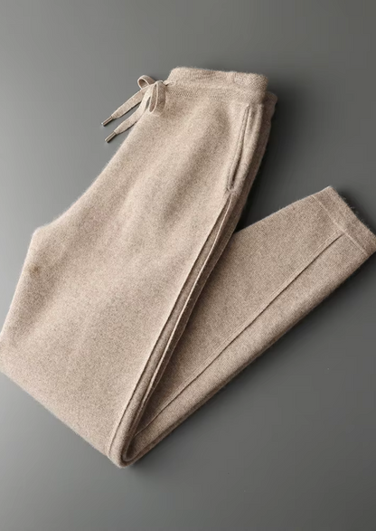 Premium Cashmere Slim Trousers, view 4