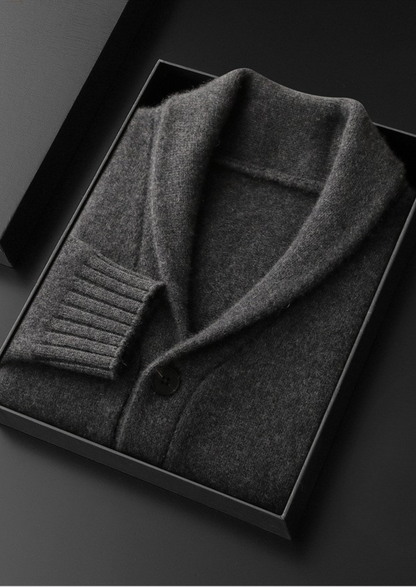 Pure Cashmere Shawl Collar Cardigan, view 10