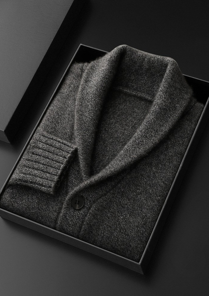 Pure Cashmere Shawl Collar Cardigan, view 9