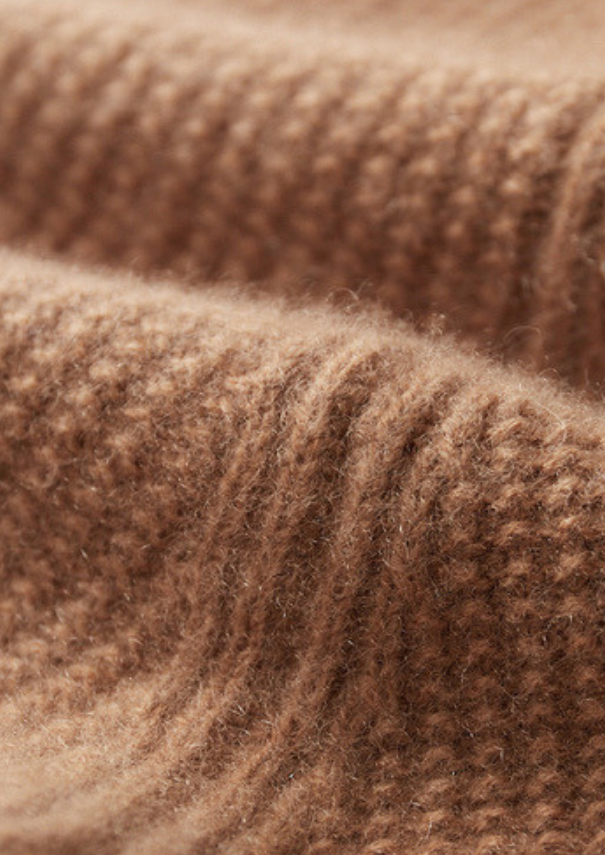 Pure Cashmere Mustard Ribbed Zip Cardigan, view 4