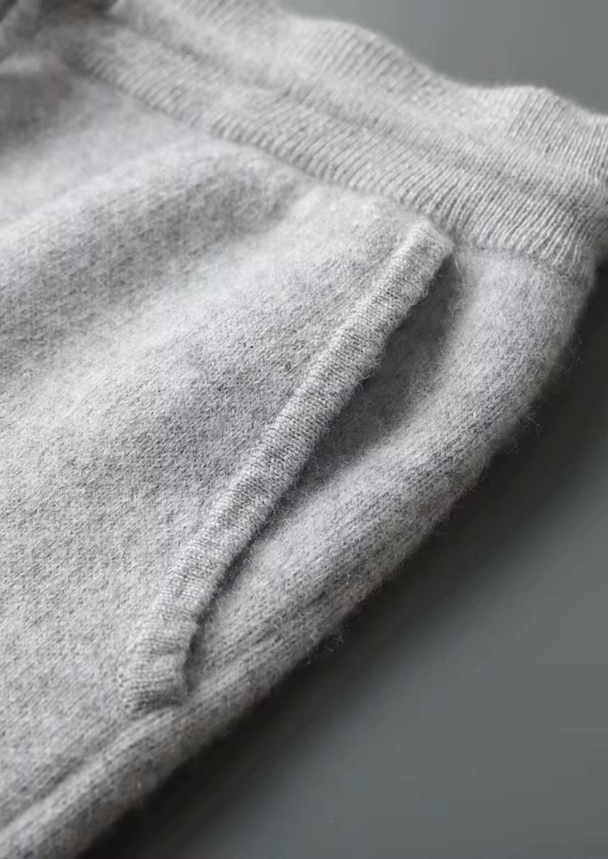 Premium Cashmere Leisure Joggers, view 5