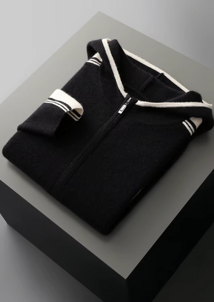 Pure Extra-Fine Merino Wool Black Damien Set, view 3