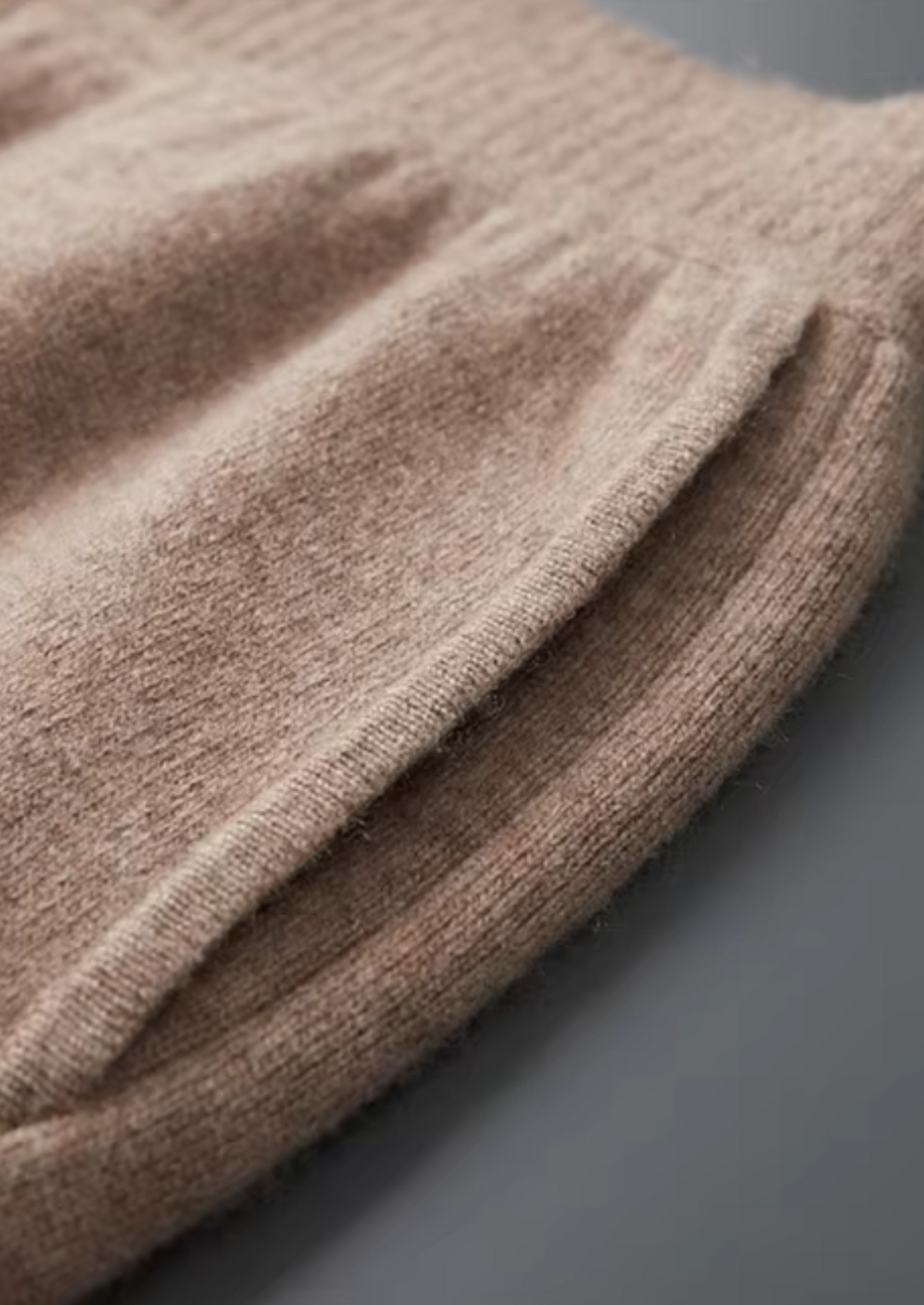 Premium Cashmere Straight Trousers, view 4