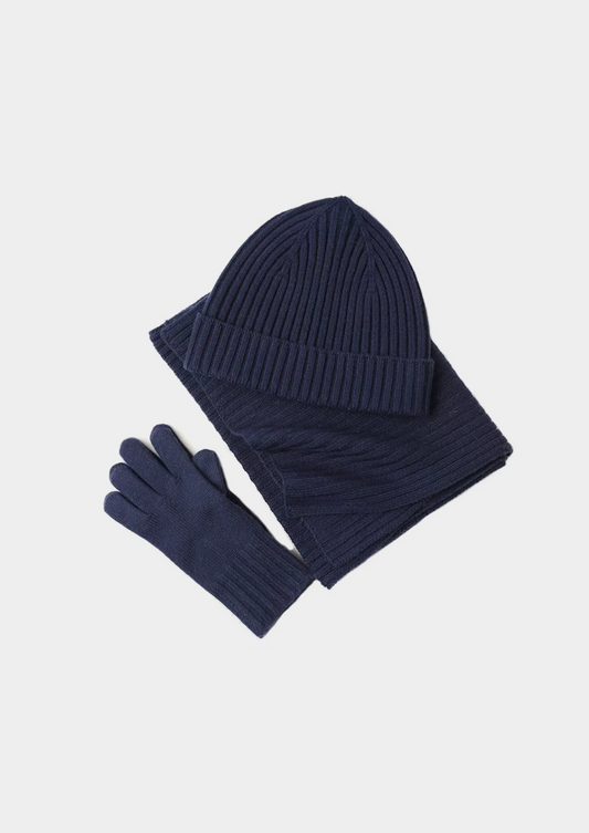 Pure Extra-Fine Merino Wool Traiano Essentials - Navy Blue, view 1