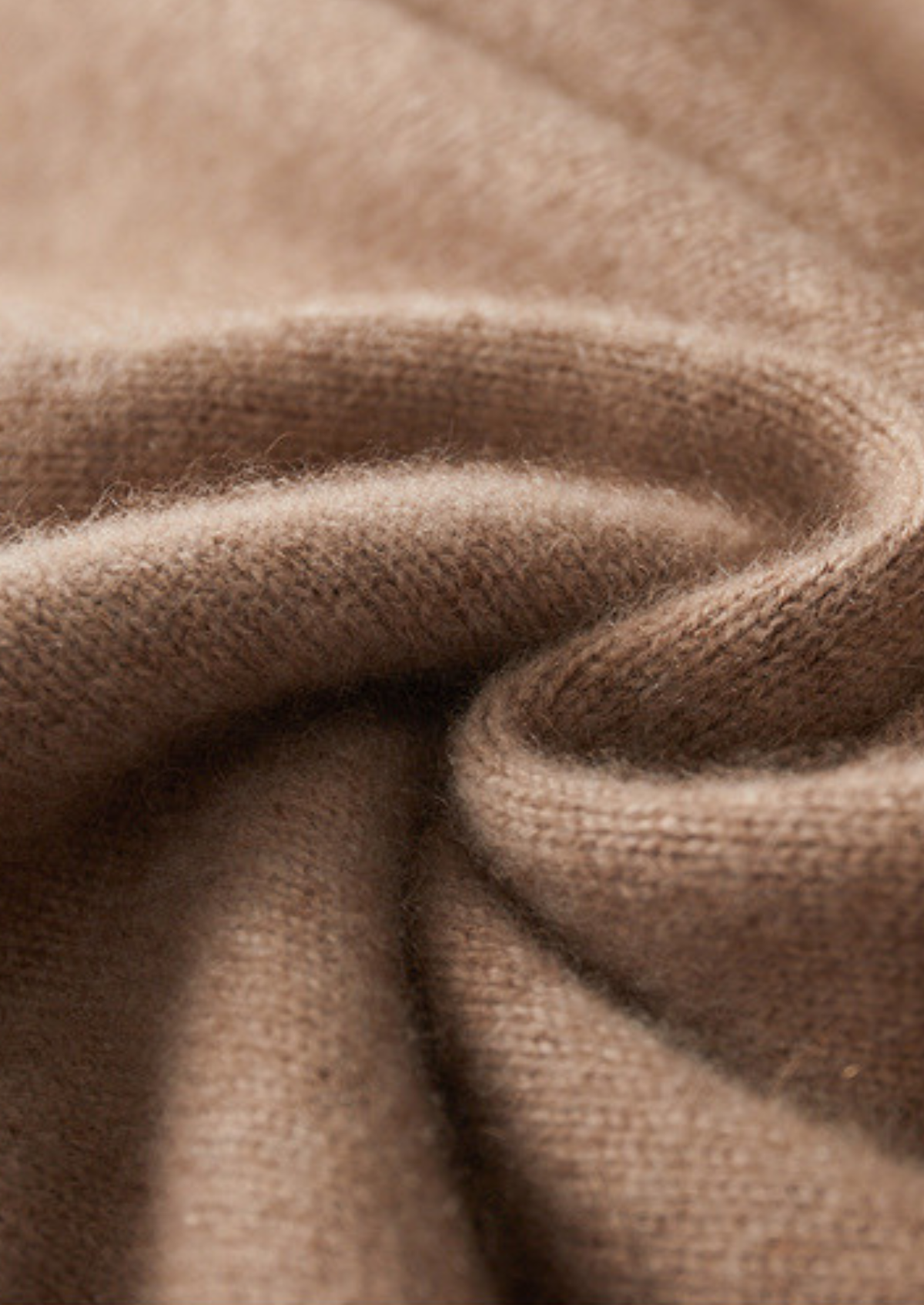 Pure Cashmere Beige Essential Crewneck, view 5