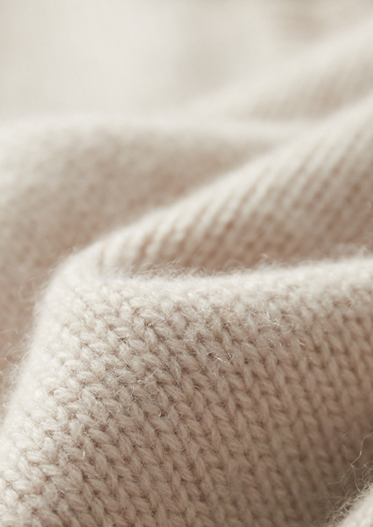 Pure Cashmere Off White Half Zip Sweater, view 5
