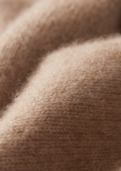 Pure Cashmere Beige Essential Crewneck, view 6