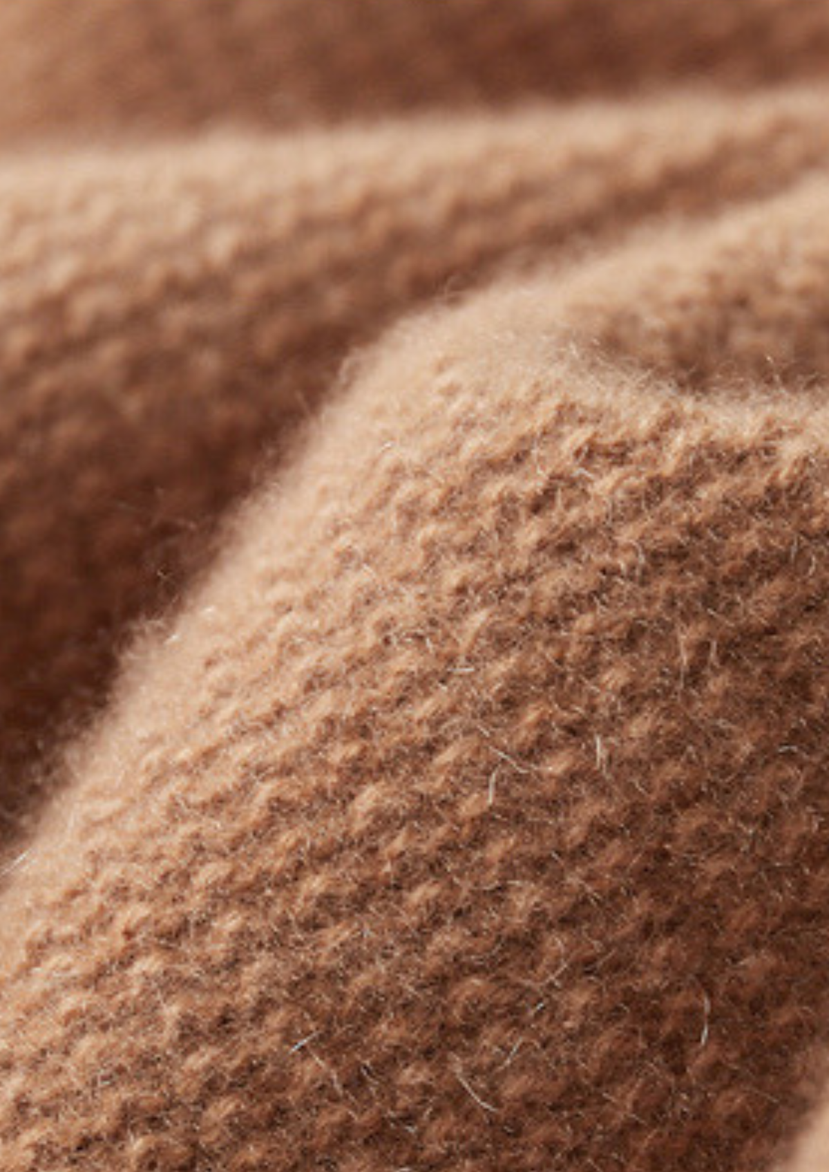 Pure Cashmere Mustard Ribbed Zip Cardigan, view 7