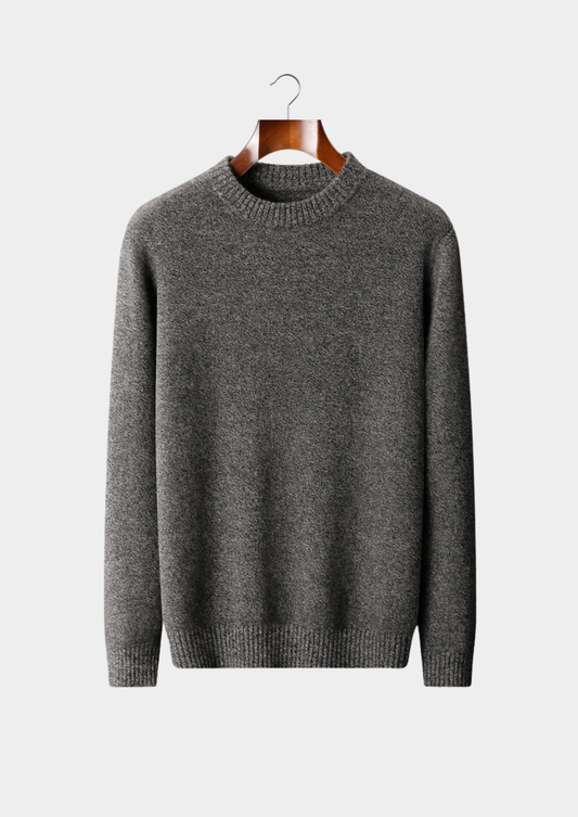 Pure Cashmere Gray Essential Crewneck, view 1