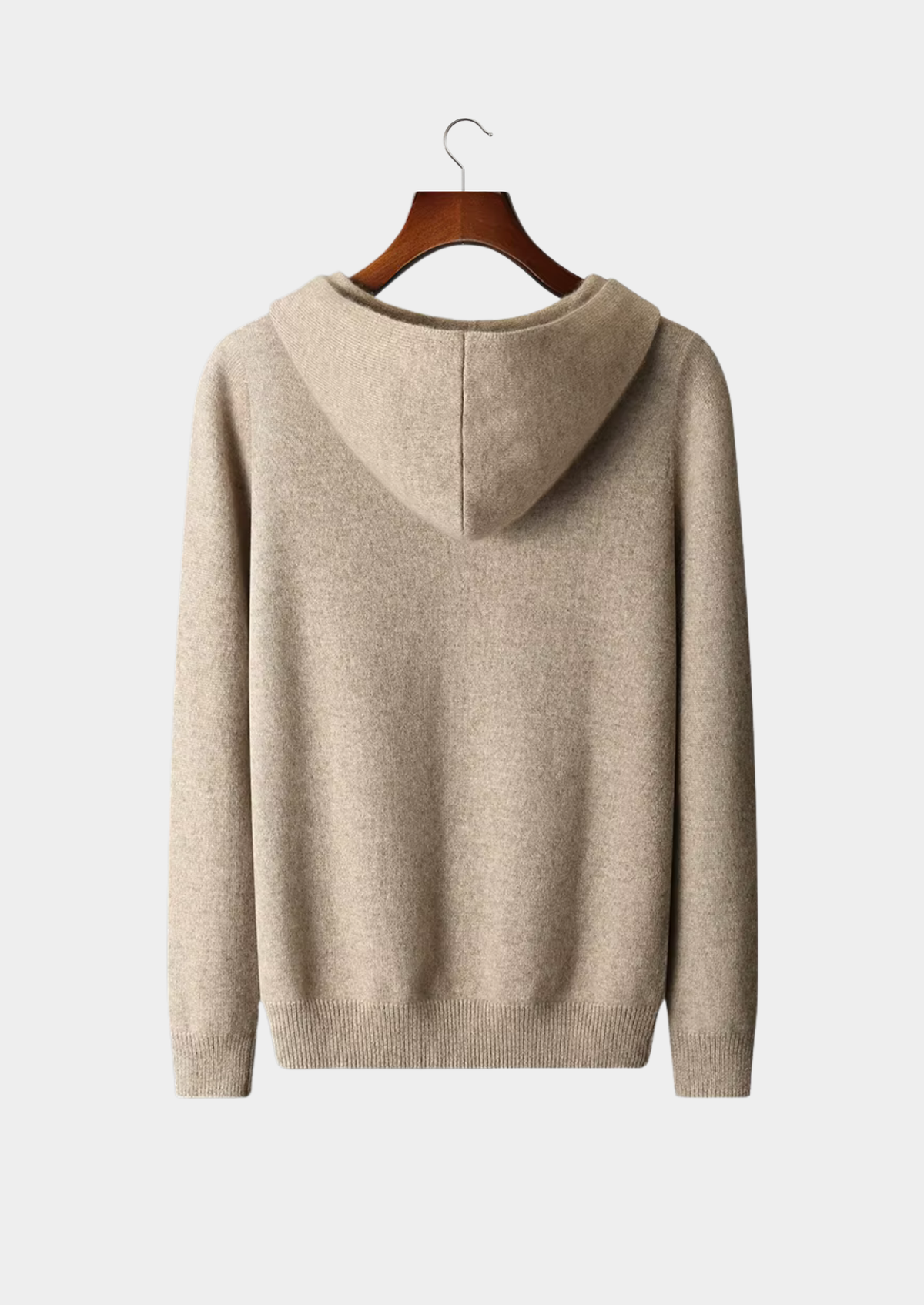 Premium Cashmere Essential Hoodie, view 2