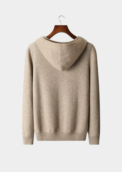Premium Cashmere Essential Hoodie, view 2