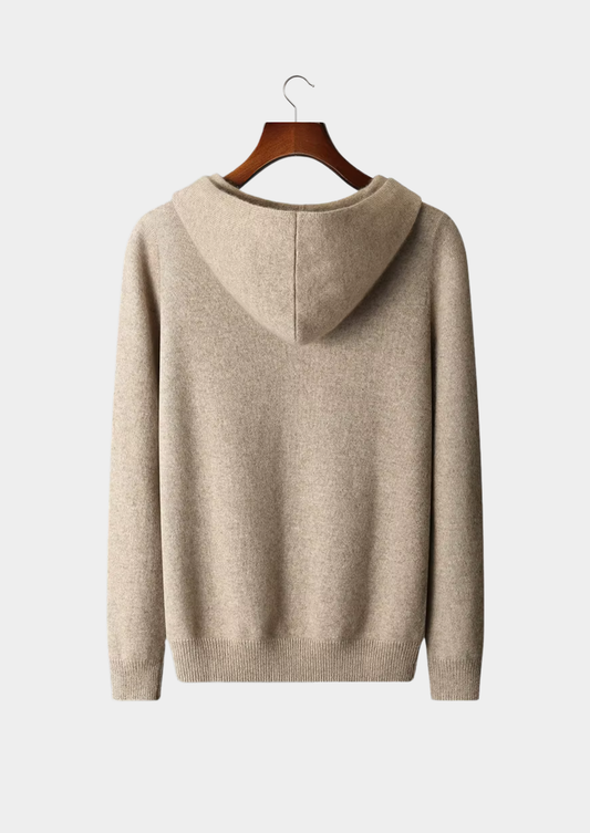 Premium Cashmere Essential Hoodie, view 2