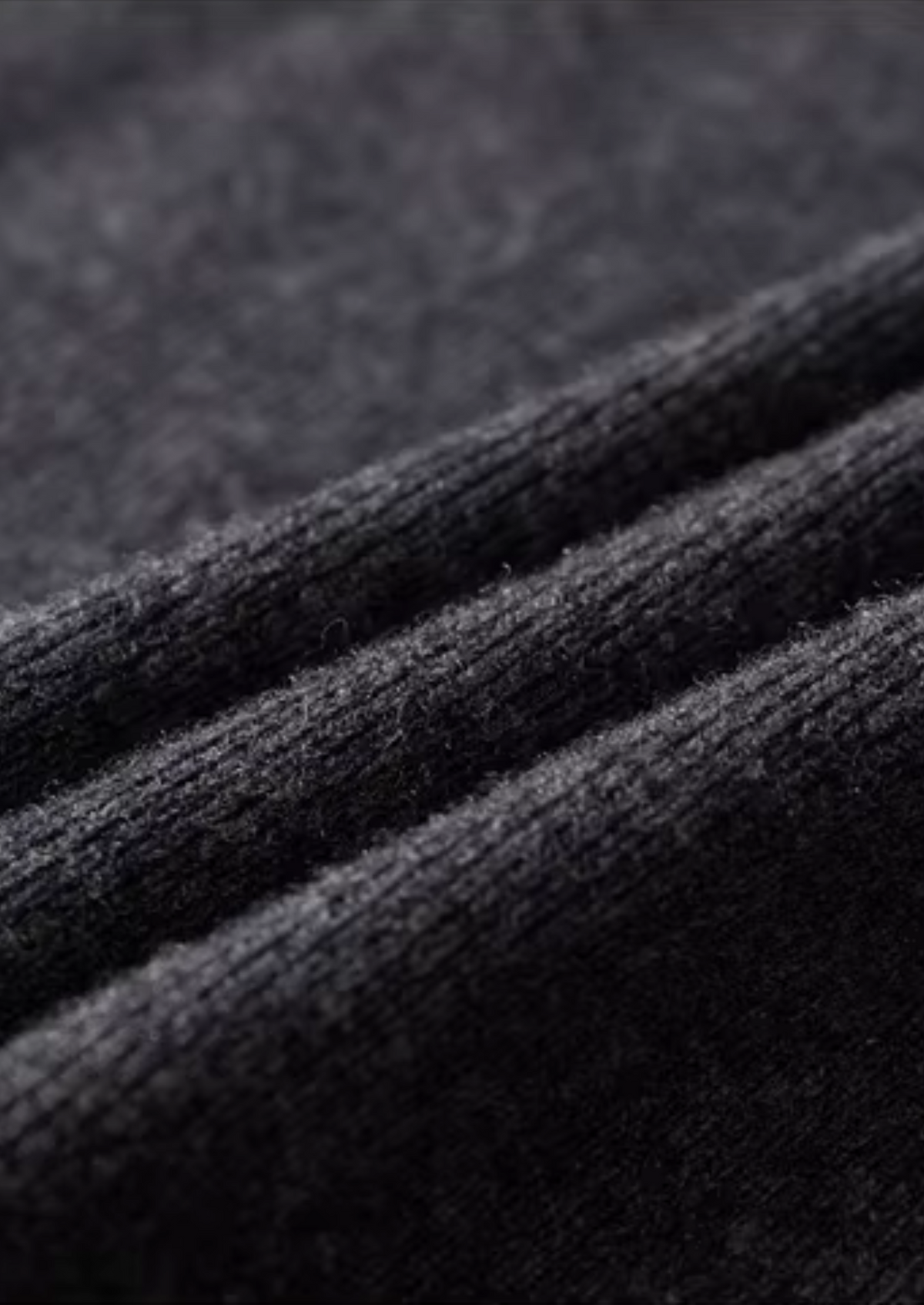 Pure Extra-Fine Merino Wool Ribbed Polo Cardigan, view 5