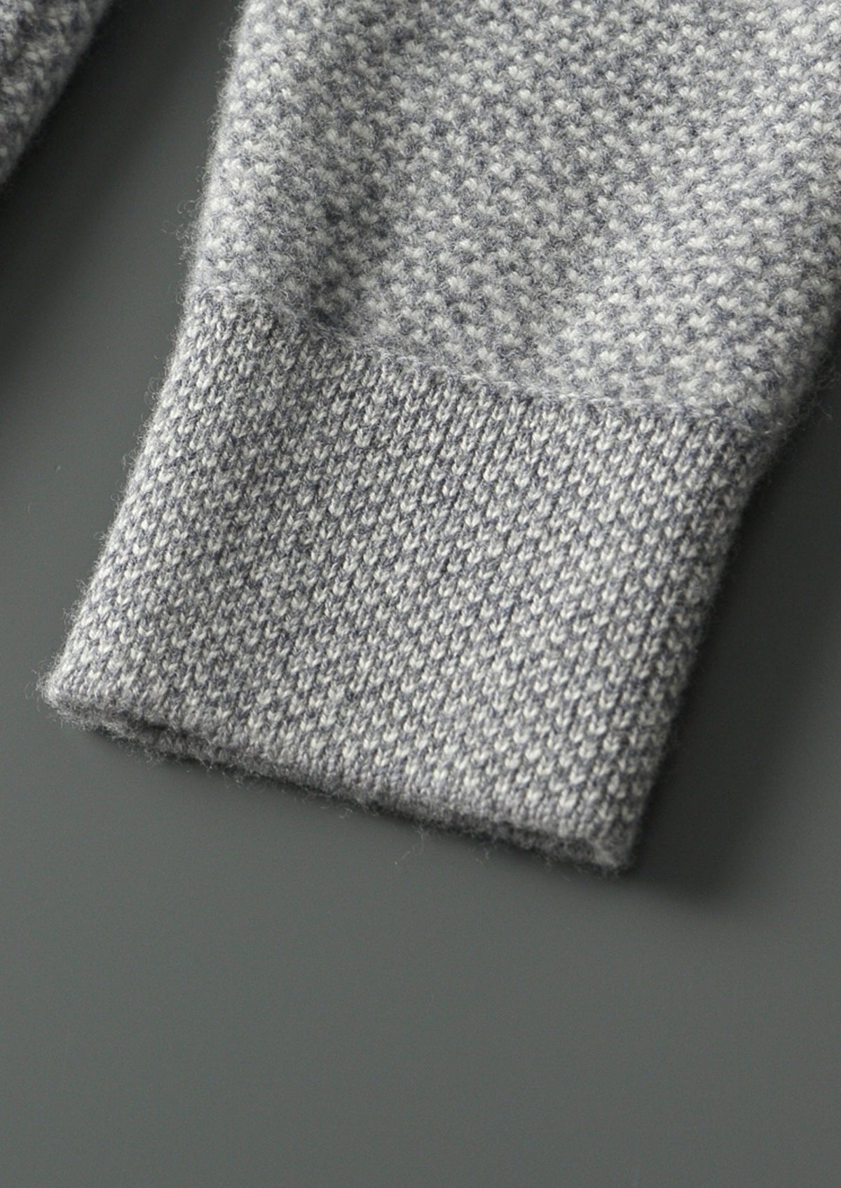 Pure Extra-Fine Merino Wool Jaquard Hoodie, view 8