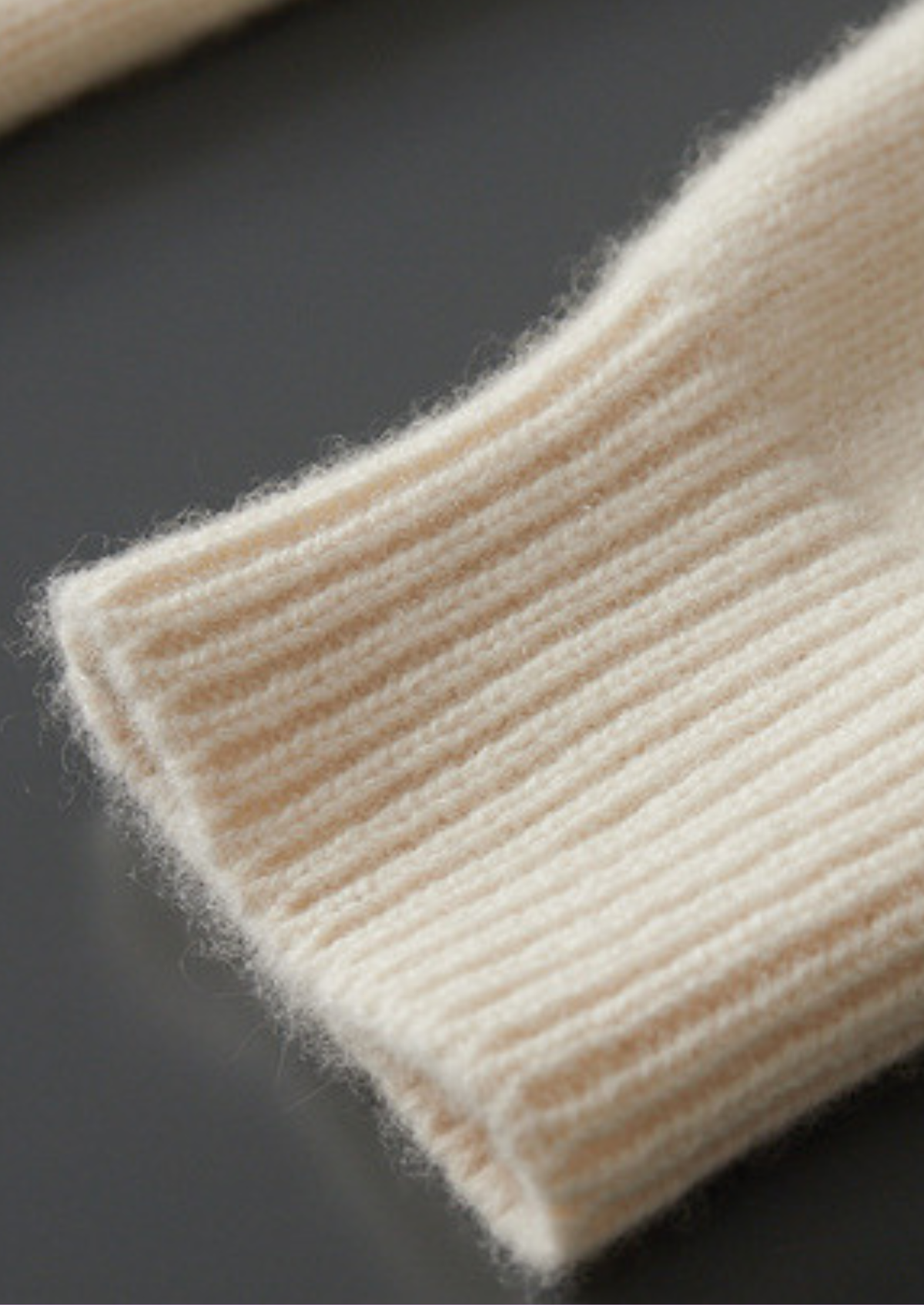 Pure Cashmere Ivory Essential Rollneck, view 6