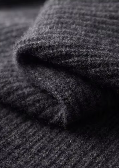 Pure Extra-Fine Merino Wool Funnel Neck Dual Zip Cardigan, view 3