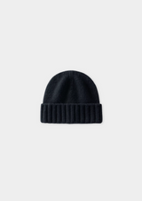 Bonnet Traiano en cachemire noir