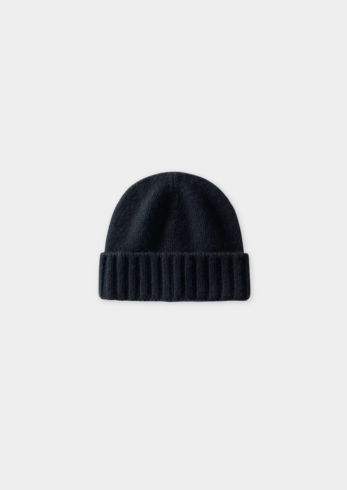 Black Cashmere Traiano Beanie, view 1