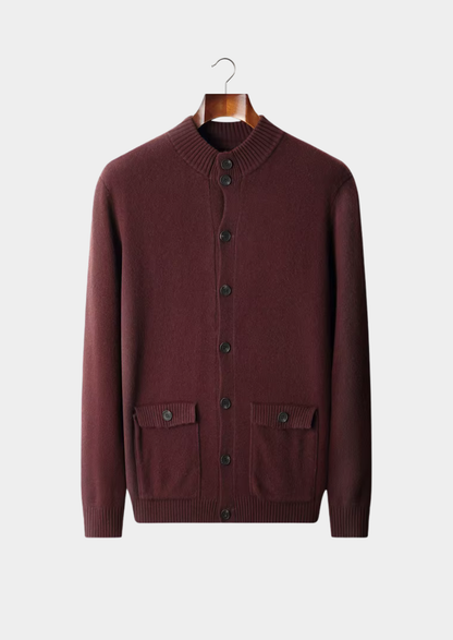 Pure Extra-Fine Merino Wool Button Cardigan, view 6