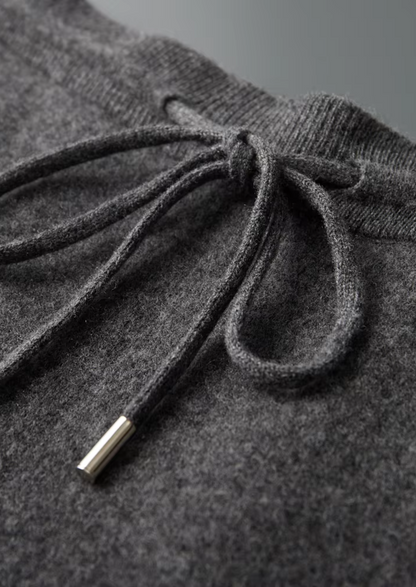Pure Extra-Fine Merino Wool Wide Leisure Trousers, view 11