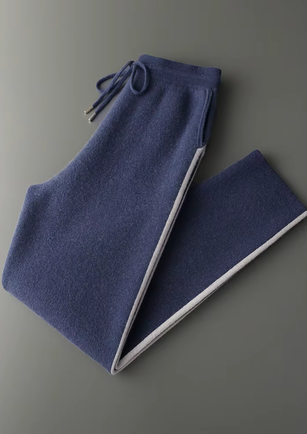 Premium Cashmere Navy Blue Milano Leisure Set, view 3