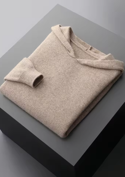 Premium Cashmere Essential Hoodie, view 3