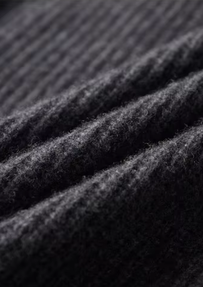 Pure Extra-Fine Merino Wool Funnel Neck Dual Zip Cardigan, view 5