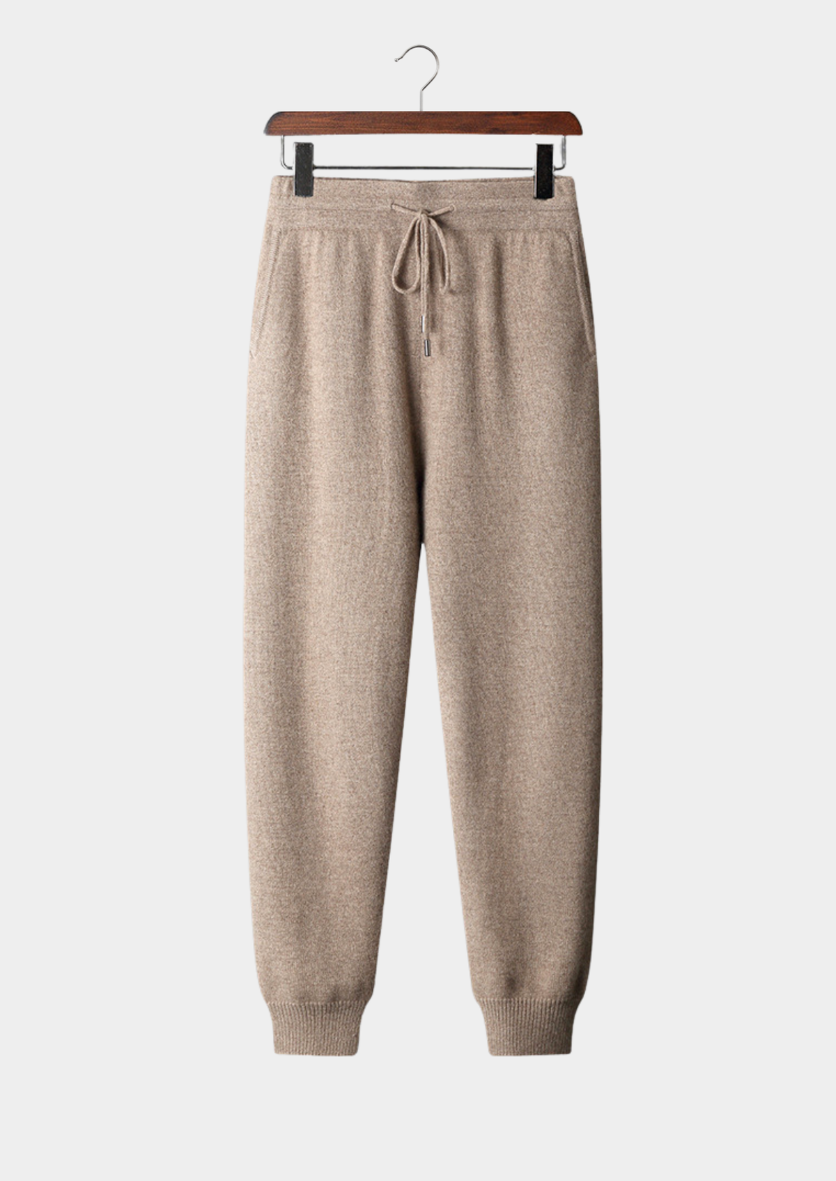 Premium Cashmere Essential Leisure Joggers, view 1