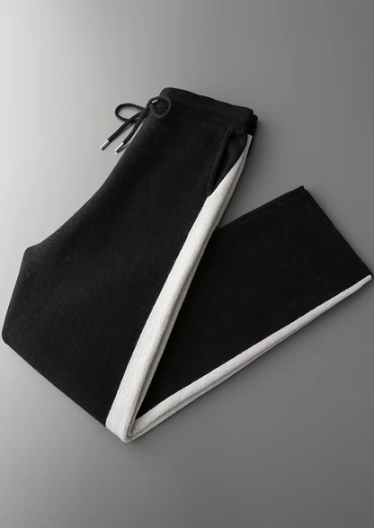 Pure Extra-Fine Merino Wool Wide Leisure Trousers, view 16