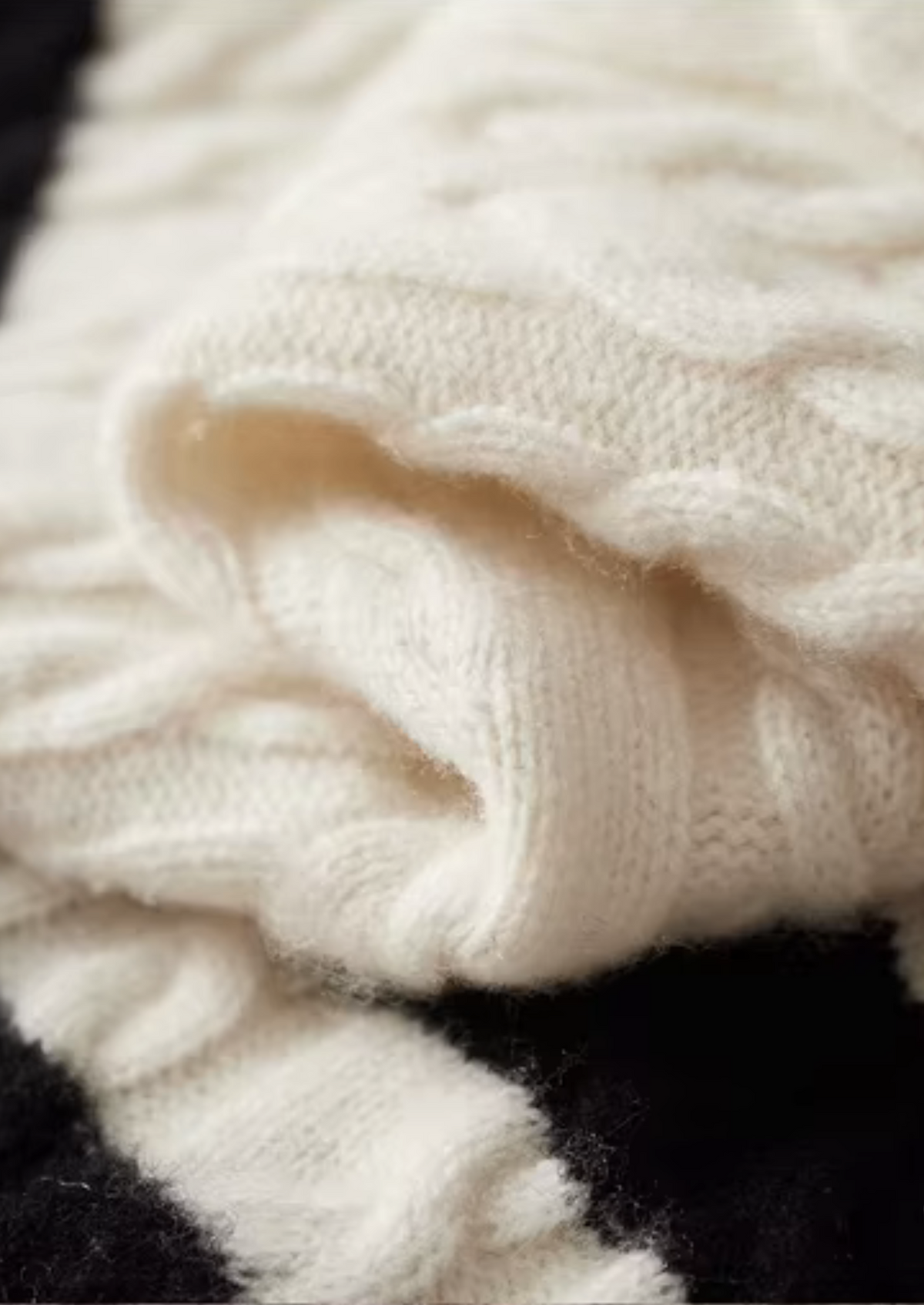 Pure Extra-Fine Merino Wool Striped Half-Zip Sweater, view 4