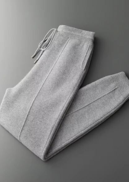 Pure Extra-Fine Merino Wool Leisure Joggers, view 17