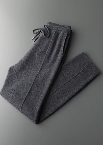 Pure Extra-Fine Merino Wool Dark Gray Falconi Set, view 3