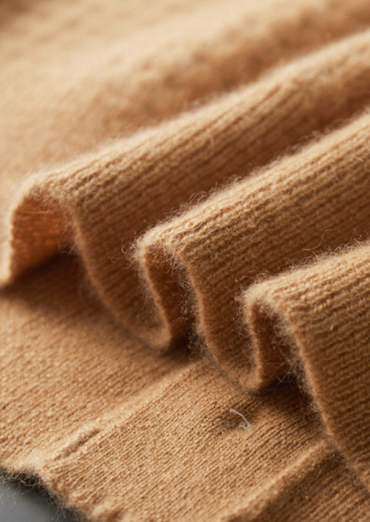 Pure Cashmere Caramel Textured Button Cardigan, view 4