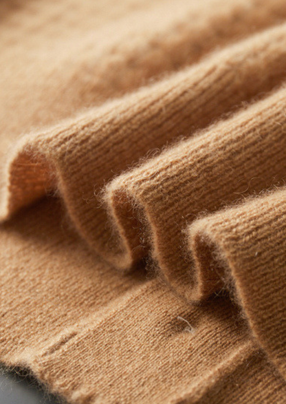 Pure Cashmere Caramel Textured Button Cardigan, view 4