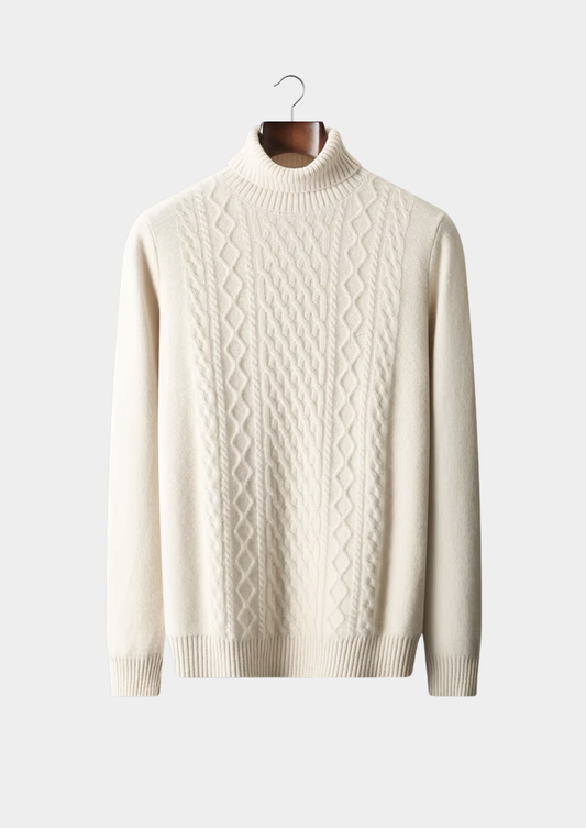 Pure Extra-Fine Merino Wool Traiano Rollneck, view 1