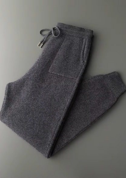 Premium Cashmere Leisure Joggers, view 7