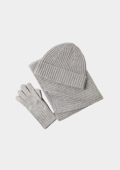 Pure Extra-Fine Merino Wool Traiano Essentials - Light Gray, view 1