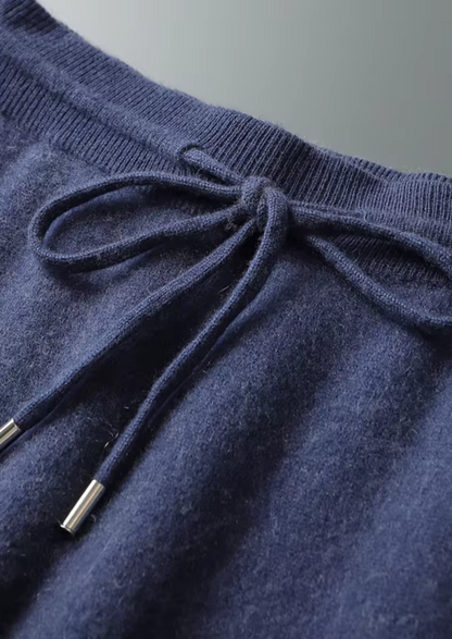 Premium Cashmere Navy Blue Milano Leisure Set, view 4