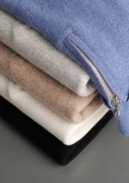 Pure Extra-Fine Merino Wool Half Zip Polo, view 15